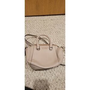 GUESS Cream Purse with Shoulder Strap